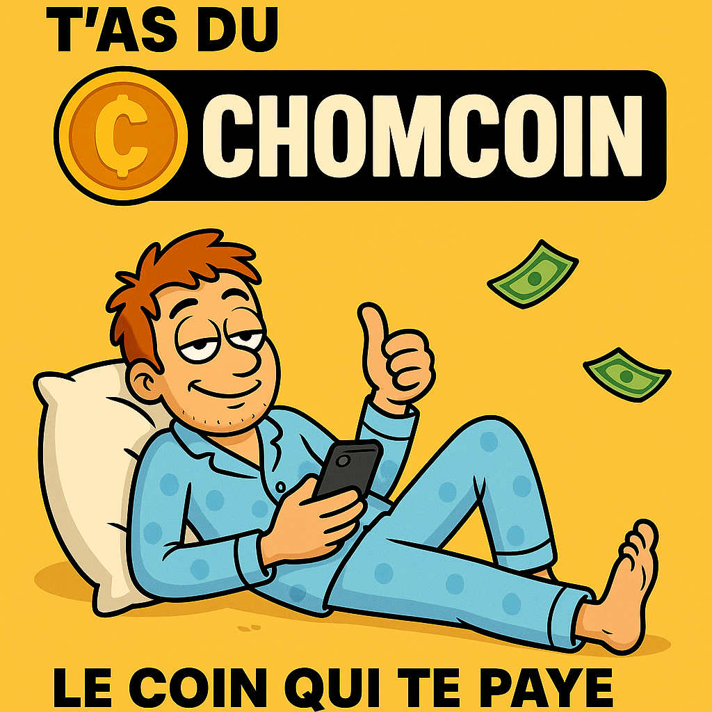 Mème Chomcoin en lune mode
